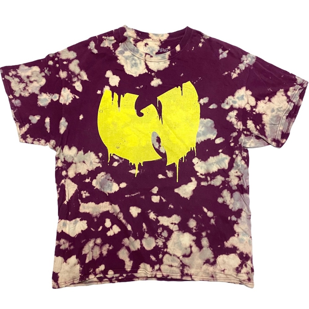 Wu-Tang Graffiti Logo Custom Tie-Dye T-Shirt